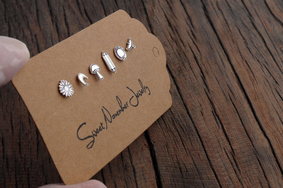 Graphic Studs - Sweet November Jewelry