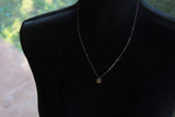 Sterling Silver Bread Tag Necklace – Mini Charm on Paperclip Chain