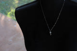 Quirky Silver UFO Pendant with Floating Cow