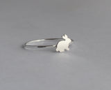Mini Bunny Ring • Sterling Silver • Rabbit Ring • Easter Gift • Handmade • Bunny Jewelry • Bunny Rabbit Ring • Gift For Her • Size Inclusive