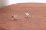 Kangaroo Studs • Handmade • Sterling Silver • Australian Animal Earrings • Australian Jewelry • Kangaroo Earrings • Silver Kangaroo Studs