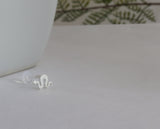 Snake Labret / Tragus Stud • Silver Snake Cartilage Jewelry • 16 Gauge • Hand Crafted in Sterling Silver