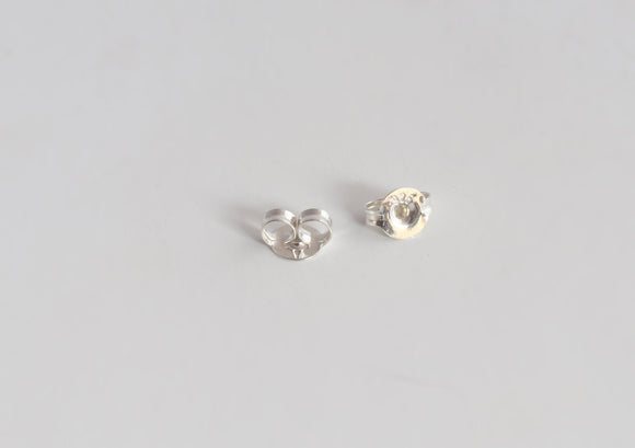 Extra Pair of Sterling Silver Butterfly Push Backs • Post Earring Backs • Silver Post Clasps • Silver Ear Clutch • Spare Stud Backs