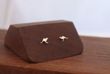 Tiny Kangaroo Studs • Handmade • Sterling Silver • Australian Animal Earrings • Australian Jewelry • Kangaroo Earrings • Nature Jewelry