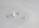 Cat Butt Earrings • Quirky and Fun Gift • Sterling Silver • Handmade • Cat Studs • Crazy Cat Lady Gift • Cat Jewellery • Cat Silhouette Stud