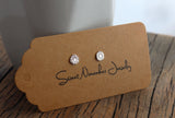 Tiny Graphic Sunflower Studs - Sweet November Jewelry