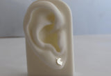 Animal Crossing Leaf Studs in Sterling Silver - Sweet November Jewelry