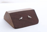 Tiny Silver Seal Stud Earrings - Sweet November Jewelry
