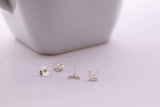 Chevron Arrow Studs, Handmade from Sterling Silver - Sweet November Jewelry