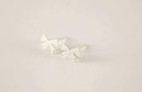 Silver Bow Earrings - Sweet November Jewelry