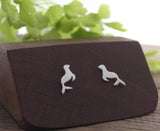 Silver Seal Studs - Sweet November Jewelry