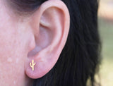 Cactus Studs in Sterling Silver - Sweet November Jewelry