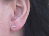 Silver Duck Earrings - Sweet November Jewelry