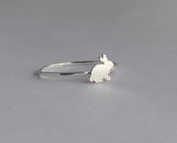 Bunny Ring with thin band - Sweet November Jewelry