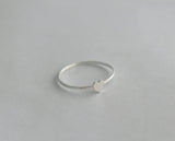 Dainty Heart Ring, Sterling Silver Love Heart Stacking Ring,Silver Heart Ring, Silver Ring, Stacking Ring,Heart Ring, Heart Jewelry, Rings - Sweet November Jewelry