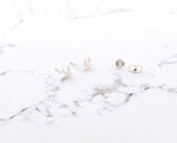 Tiny Silver Swallow Studs - Sweet November Jewelry