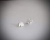 Silver Unicorn Stud Earrings - Sweet November Jewelry