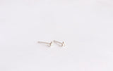 Tiny 3 Ball Studs in Sterling Silver - Sweet November Jewelry