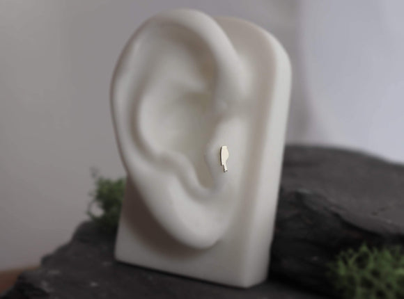 Tiny Parrot Tragus Stud Earring - Sweet November Jewelry