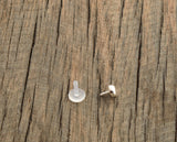 Organic Silver Dot Tragus - Sweet November Jewelry