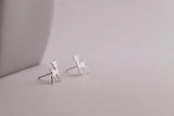 Baby Fawn/ Deer Studs in Sterling Silver - Sweet November Jewelry
