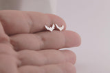 Silver Bat Earrings - Sweet November Jewelry