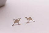 Silver Kangaroo Studs - Sweet November Jewelry