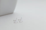 Whale Tail Stud Earrings