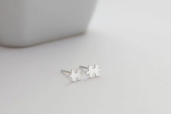 Small Jigsaw Studs - Sweet November Jewelry